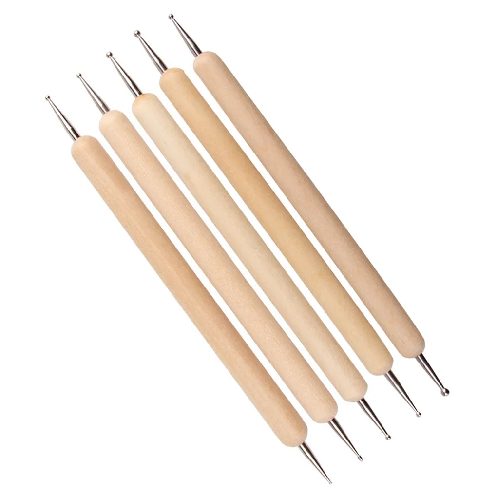 5PCS/Set Indentation Pen Nail Art Embossing Pens Wooden Ball Stylus Dotting Tool Clay Sculpting Tool
5PCS/Set Indentation Pen Nail Art Embossing Pens Wooden Ball Stylus Dotting Tool Clay Sculpting Tool