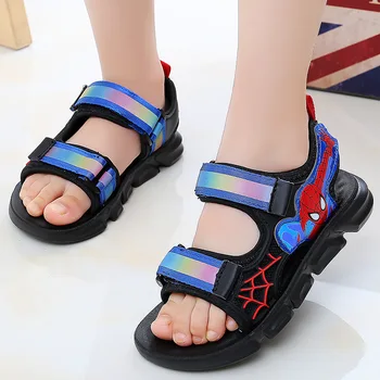 New Summer Kids Shoes Fashion Brand Spiderman Boys Sandals Sport PU Leather Casaul Children Beach Sandals Soft Non-slip 3-12Y
New Summer Kids Shoes Fashion Brand Spiderman Boys Sandals Sport PU Leather Casaul Children Beach Sandals Soft Non-slip 3-12Y