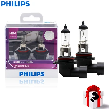 Philips HB4 VisionPlus Car Motorcycle 12V 55W 3250K 9006 Headlight Bright Halogen Bulbs ECE Approve 60% More Vision, Pair
Philips HB4 VisionPlus Car Motorcycle 12V 55W 3250K 9006 Headlight Bright Halogen Bulbs ECE Approve 60% More Vision, Pair