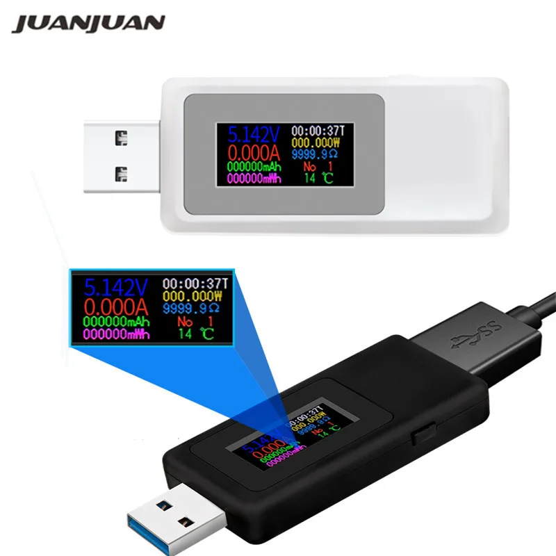 USB Detector DC 4V-30V Voltmeter Ammeter Tester Voltage Current Power Capacity Meter 50%off | Инструменты
