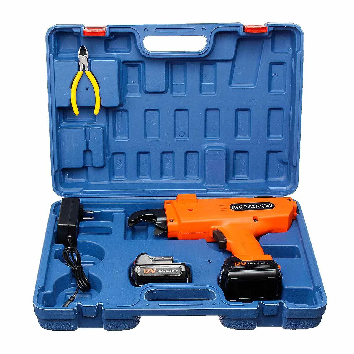 Automatic Rebar Tying Machine Rebar Tier Binding Machine Wire Knoting Cordless 2XRechargeable Lithium Battery Electric Tool 12V
Automatic Rebar Tying Machine Rebar Tier Binding Machine Wire Knoting Cordless 2XRechargeable Lithium Battery Electric Tool 12V