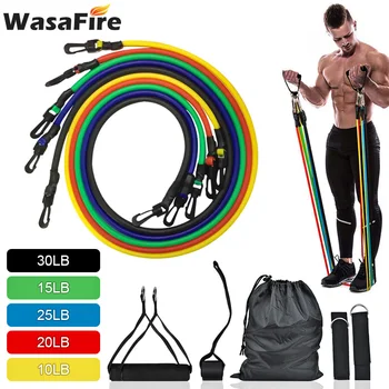11pcs/set Fitness Latex Resistance Bands Set Body Training Gym Yoga Tubes Pull Rope Rubber Elastic Bands With Bag
11pcs/set Fitness Latex Resistance Bands Set Body Training Gym Yoga Tubes Pull Rope Rubber Elastic Bands With Bag