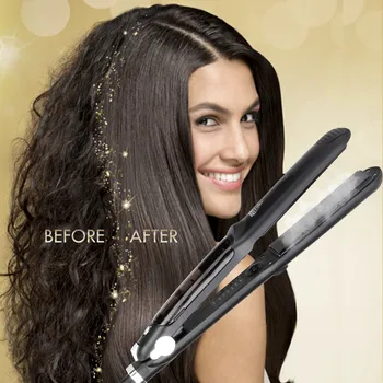 DropShipping Argan Oil Steam Hair Straightener Curler Present-Anti-Static Ceramic 2 in 1 Straightener and Curling Iron Dual
DropShipping Argan Oil Steam Hair Straightener Curler Present-Anti-Static Ceramic 2 in 1 Straightener and Curling Iron Dual