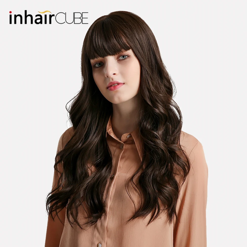 Inhaircube Long Natural Wave Lolita Wigs for Women Cosplay Synthetic with Bangs Real Scalp MidPart For Black Women Free Shipping
Inhaircube Long Natural Wave Lolita Wigs for Women Cosplay Synthetic with Bangs Real Scalp MidPart For Black Women Free Shipping