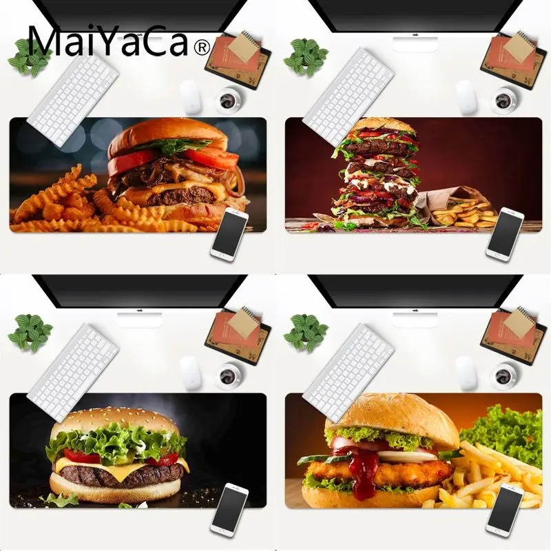 MaiYaCa Hamburger Gamer Speed Mice Retail Small Rubber Mousepad Gaming Mouse Pad Large Deak Mat 600x300mm for overwatch/cs go
MaiYaCa Hamburger Gamer Speed Mice Retail Small Rubber Mousepad Gaming Mouse Pad Large Deak Mat 600x300mm for overwatch/cs go