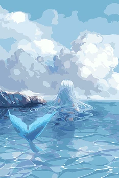fresh oil picture Paint by numbers Mermaid in the water diy picture Painting by Numbers oil picture 
fresh oil picture Paint by numbers Mermaid in the water diy picture Painting by Numbers oil picture