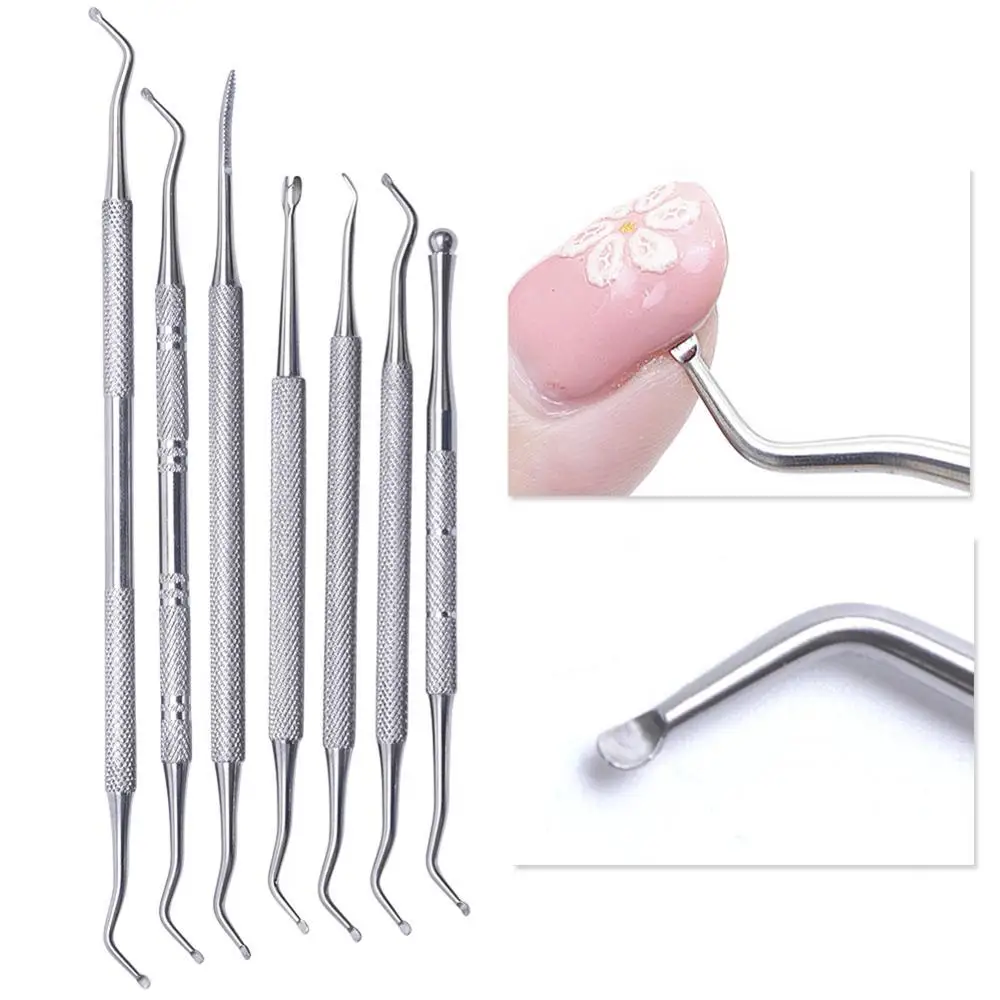 Dual End Nail Cuticle Pusher Nipper Stainless Steel Clipper Scissors Dead Skin Remover Cleaning Care Ingrown Hook Pedicure Tool
Dual End Nail Cuticle Pusher Nipper Stainless Steel Clipper Scissors Dead Skin Remover Cleaning Care Ingrown Hook Pedicure Tool