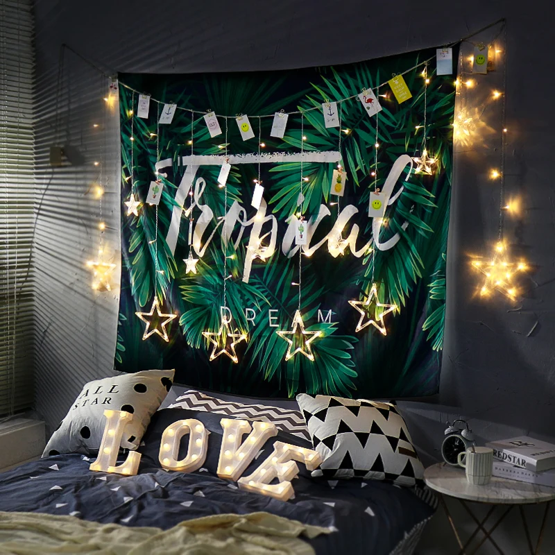 Nordic Ins Room Wall Hanging Cloth Creative Dormitory Bedroom Bedside Wall Background Cloth Girl Wall Ornaments 
Nordic Ins Room Wall Hanging Cloth Creative Dormitory Bedroom Bedside Wall Background Cloth Girl Wall Ornaments