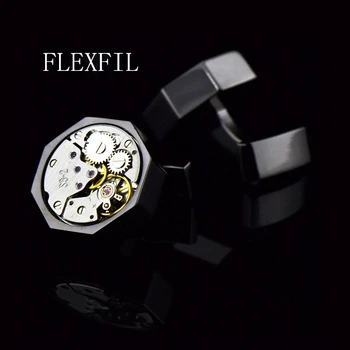 FLEXFIL jewelry fashion brand of shirts cufflinks black movement cufflink luxury wedding button male star anise free shipping
FLEXFIL jewelry fashion brand of shirts cufflinks black movement cufflink luxury wedding button male star anise free shipping
