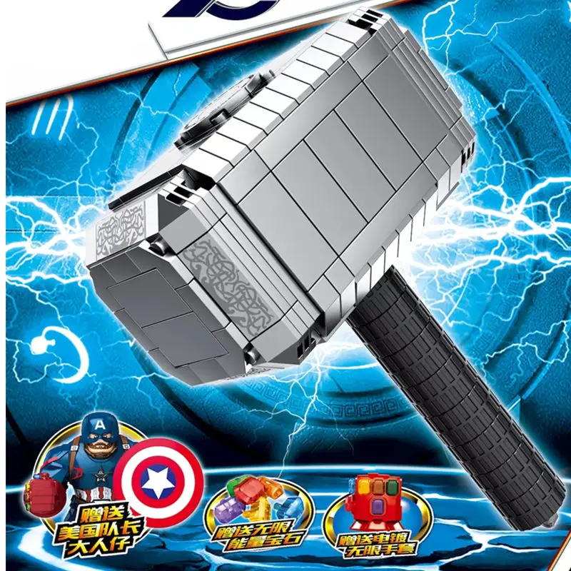 2019 SuperHero Ideas Tron Thor Hammer Arms Captain America Super Hero marvel Building Blocks Sets Bricks Kids Toys Ninja Movie
2019 SuperHero Ideas Tron Thor Hammer Arms Captain America Super Hero marvel Building Blocks Sets Bricks Kids Toys Ninja Movie