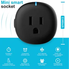 WiFi Smart Plug, mini WiFi socket works with Alexa Echo, Google Home, SmartThings, APP Remote Control Timer Plug, 10A
WiFi Smart Plug, mini WiFi socket works with Alexa Echo, Google Home, SmartThings, APP Remote Control Timer Plug, 10A