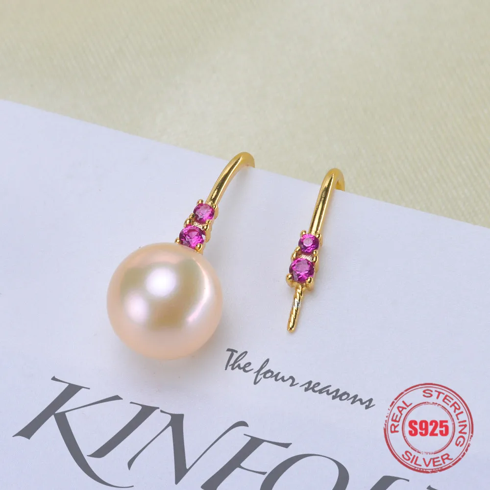 Trendy Pearl Earrings Accessories S925 Sterling Silver Earrings Findings Dangle Earring Jewelry Parts Fittings Mounting DIY Gift
Trendy Pearl Earrings Accessories S925 Sterling Silver Earrings Findings Dangle Earring Jewelry Parts Fittings Mounting DIY Gift
