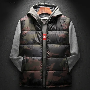 Winter Men Lightweight Hooded Down Sleeveless Coat Zip Pocket Puffer Vest Chinlon Lined Inner Pocket Winter Waistcoat For Man
Winter Men Lightweight Hooded Down Sleeveless Coat Zip Pocket Puffer Vest Chinlon Lined Inner Pocket Winter Waistcoat For Man