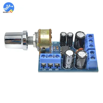 TDA2822M Audio Amplifier Board 1W*2 DC5-12V Mini 2.0 Channel Stereo HIFI with Potentiometer Volume Control Sound Board
TDA2822M Audio Amplifier Board 1W*2 DC5-12V Mini 2.0 Channel Stereo HIFI with Potentiometer Volume Control Sound Board