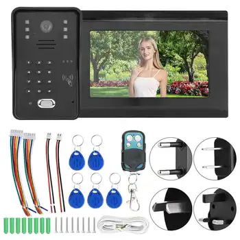 7in Video Doorbell Wired WIFI Remote APP Password Unlock IR Night Vision Intercom Rainproof 100-240V video peephole
7in Video Doorbell Wired WIFI Remote APP Password Unlock IR Night Vision Intercom Rainproof 100-240V video peephole