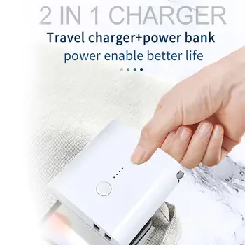 2-in-1 Charging Adapter and Power Bank 2.1/2.4Amp Dual USB Port Charger for Phones, Tablets
2-in-1 Charging Adapter and Power Bank 2.1/2.4Amp Dual USB Port Charger for Phones, Tablets