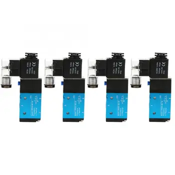 3V210-08 2 Position 5 Way Solenoid Valve PT1/4in 1.2MPa 170Psi Solenoid Valve IP65 Solenoid Valve