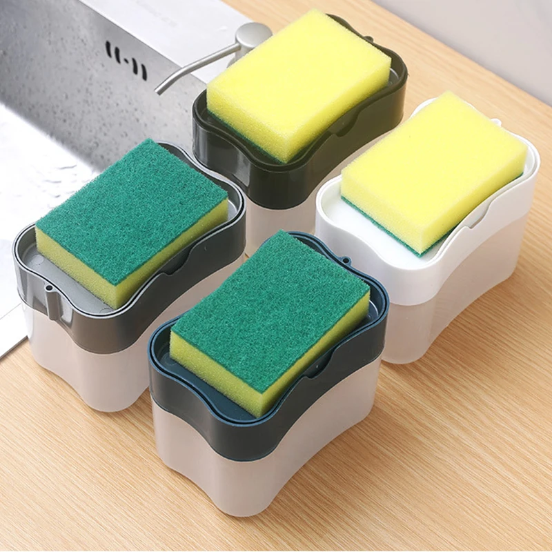 Soap Dispenser Soap Pump Sponge Caddy New Creative Kitchen Supplies Manual Press Liquid Soap Dispenser With Washing Accessories
Soap Dispenser Soap Pump Sponge Caddy New Creative Kitchen Supplies Manual Press Liquid Soap Dispenser With Washing Accessories