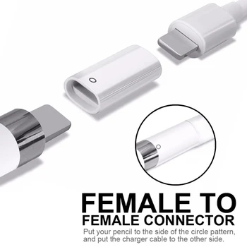 For Apple Pencil Charging Adapter Connector Female To Female Charge Converter for iPad Pro 10.5 12.5 inch Tablet Touch Pen New
For Apple Pencil Charging Adapter Connector Female To Female Charge Converter for iPad Pro 10.5 12.5 inch Tablet Touch Pen New