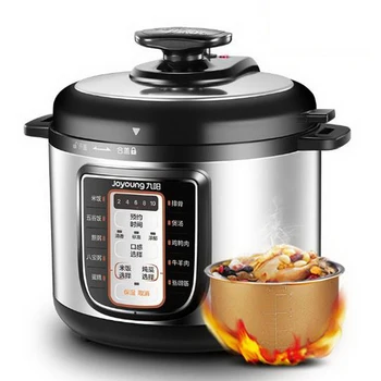 Removable/One-hand open cover design/Large control panel/Anti-skid design at the bottom/ Electric pressure cooker/tb271007