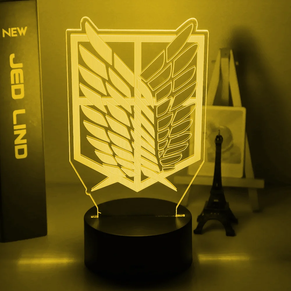 3d Illusion Led Night Light Wings of Liberty 7 Colors Changing Nightlight for Kids Room Decor Table Lamp Attack on Titan Gift
3d Illusion Led Night Light Wings of Liberty 7 Colors Changing Nightlight for Kids Room Decor Table Lamp Attack on Titan Gift