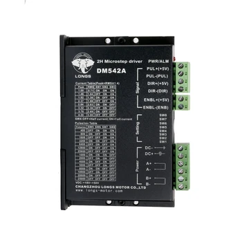 1PC Stepper motor driver DM542A peak 4.2A, 128 micsteps, replacing M542 CNC Router for Nema23/17 LONGS MOTOR
1PC Stepper motor driver DM542A peak 4.2A, 128 micsteps, replacing M542 CNC Router for Nema23/17 LONGS MOTOR