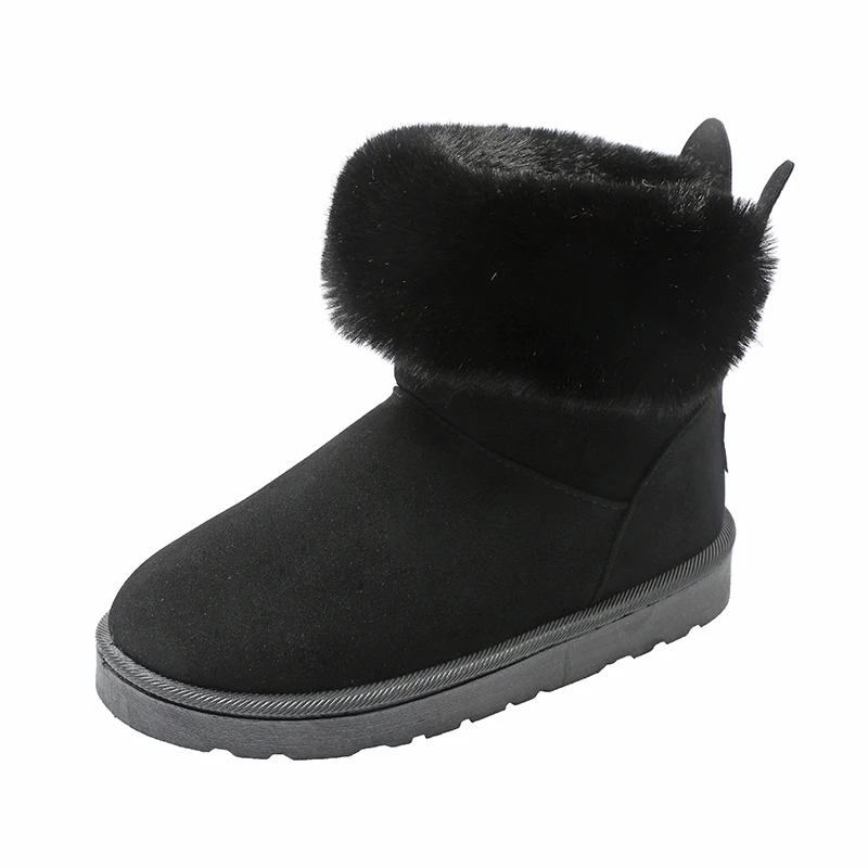 Women Boots warm snow High slip on Ankle suede fur winter Boots soft flock boots Smooth botas mujer zapatos de mujer
Women Boots warm snow High slip on Ankle suede fur winter Boots soft flock boots Smooth botas mujer zapatos de mujer