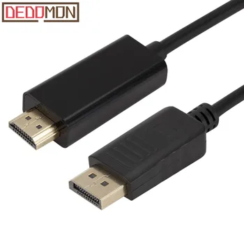 1.8M Display Port to HDMI Cable Gold Plated DisplayPort DP to HDMI Adapter Cable Cord 1080p for PC Notebook
1.8M Display Port to HDMI Cable Gold Plated DisplayPort DP to HDMI Adapter Cable Cord 1080p for PC Notebook