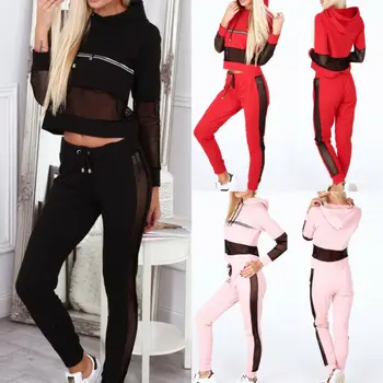 HOT Autumn Yoga Set Women Seamless Fitness Fishnet Patch Hooded Sweatshirt Elastic High Waist Pants Fitness Suit Workout leggins
HOT Autumn Yoga Set Women Seamless Fitness Fishnet Patch Hooded Sweatshirt Elastic High Waist Pants Fitness Suit Workout leggins