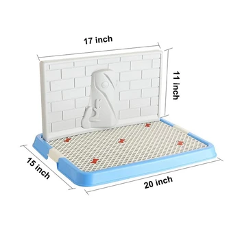 New Indoor Pet Dog Puppy Potty Tray with Pee Post Protection Simulation Wall,No-Torn Puppy Pad Dog Toilet for Male/Boy Puppies a
New Indoor Pet Dog Puppy Potty Tray with Pee Post Protection Simulation Wall,No-Torn Puppy Pad Dog Toilet for Male/Boy Puppies a