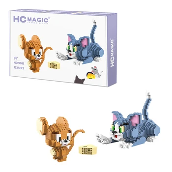 1524pcs Cat Mouse Series Cartoon Animal Tom Jerry Model Small Particles Building Blocks Mini Micro Bricks Child Toys For Gift
1524pcs Cat Mouse Series Cartoon Animal Tom Jerry Model Small Particles Building Blocks Mini Micro Bricks Child Toys For Gift
