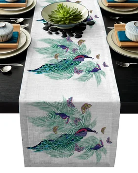 Color Peacock Butterfly Green Leaf Modern Table Runners Cloth Holidays Party Wedding Decoration Table Runner Dining Table Cover
Color Peacock Butterfly Green Leaf Modern Table Runners Cloth Holidays Party Wedding Decoration Table Runner Dining Table Cover