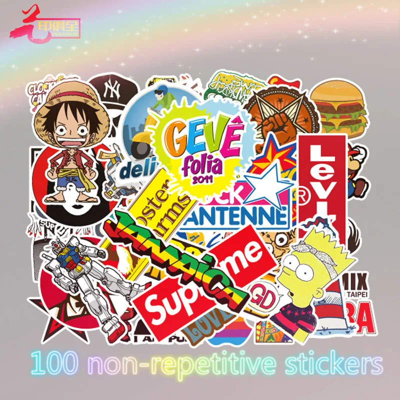 Free Delivery Best-selling 100 cartoon graffiti stickers for non-repetitive pull-rod boxes of automobiles and motorcycles
Free Delivery Best-selling 100 cartoon graffiti stickers for non-repetitive pull-rod boxes of automobiles and motorcycles