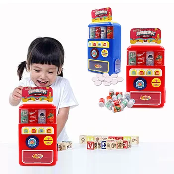 Kids Drink Vending Machine Toy Simulation Supermarket Cash Register Preten Play Toy Coin-Operated Vending Machine Children Gift
Kids Drink Vending Machine Toy Simulation Supermarket Cash Register Preten Play Toy Coin-Operated Vending Machine Children Gift