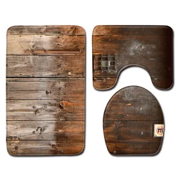 Wood Grain Wood Texture Toilet Carpet Set Bathroom Non-Slip Mat Graphic Customization Mat Cover Shower Carpets Bathroom Mat Set
Wood Grain Wood Texture Toilet Carpet Set Bathroom Non-Slip Mat Graphic Customization Mat Cover Shower Carpets Bathroom Mat Set