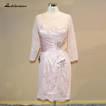 Three Quarter Beading Lace Mother of the Bride Dress Knee Length Short Mother Dress For Wedding Party
Three Quarter Beading Lace Mother of the Bride Dress Knee Length Short Mother Dress For Wedding Party