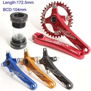 172.5mm Aluminum Hollowtech Bicycle Crankset Bike Crank BB91 Bracket Bottom 104bcd Chainwheelfor Mtb Road Bicycle Parts
172.5mm Aluminum Hollowtech Bicycle Crankset Bike Crank BB91 Bracket Bottom 104bcd Chainwheelfor Mtb Road Bicycle Parts