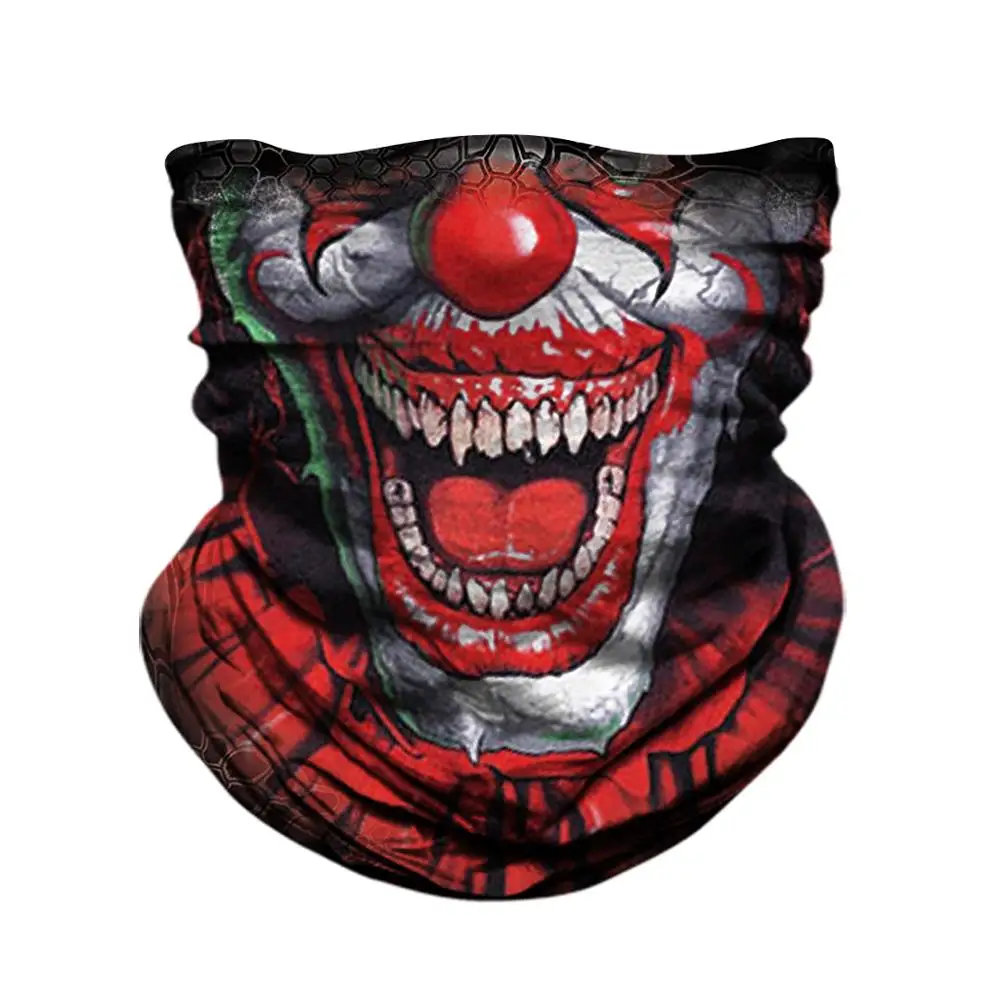 

Motorcycle 3D Orcs Clown Balaclava Joker V for Vendetta Mask Moto UV Protection Hat Helmet Liner Biker Face Shield