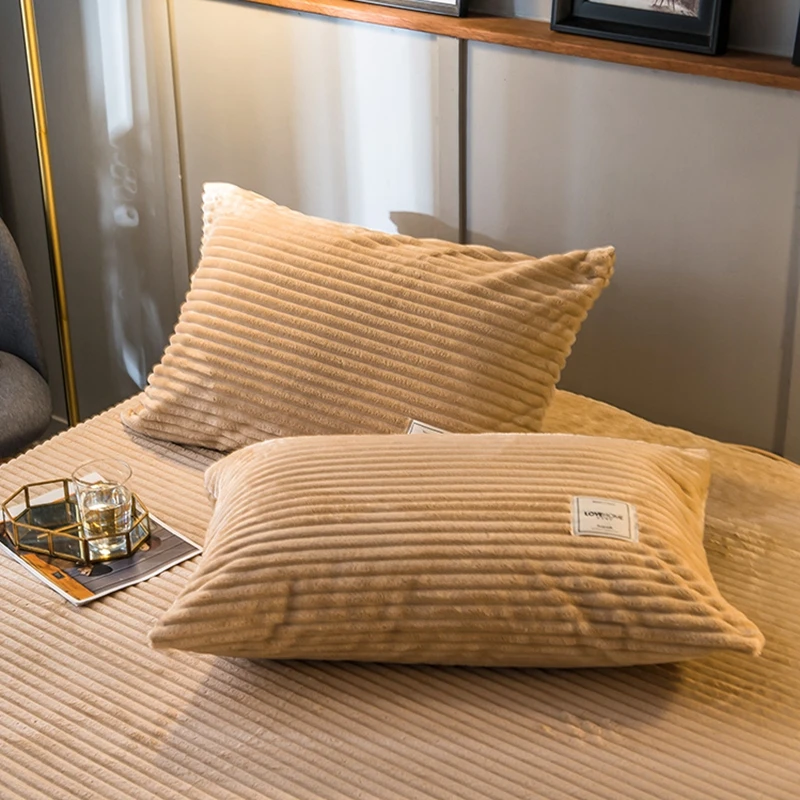 2PCS Simple Crystal Velvet Pillowcase Solid Color Pillow Cover Super Soft Couple Pillow Case Sleep Pillowcase Home Decorative #/ 
2PCS Simple Crystal Velvet Pillowcase Solid Color Pillow Cover Super Soft Couple Pillow Case Sleep Pillowcase Home Decorative #/