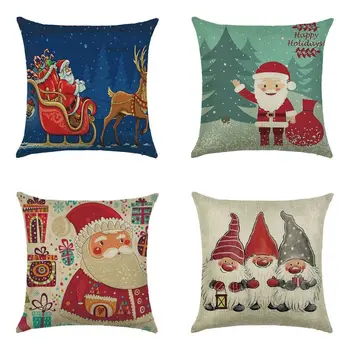 Linen Throw Pillows Cases for Couch Decorative Cushion Covers Set of 4 ,18 x 18 Inches 634E 
Linen Throw Pillows Cases for Couch Decorative Cushion Covers Set of 4 ,18 x 18 Inches 634E