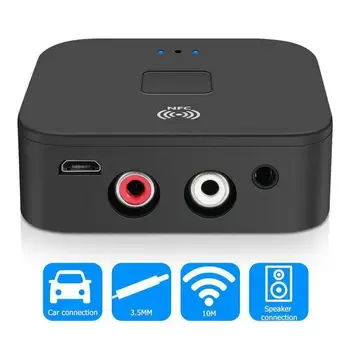 Bluetooth 5.0 Auto ON/OFF RCA Audio Receiver APTX LL 3.5mm AUX Jack Music Wireless Adapter With Mic NFC For Car TV Speakers
Bluetooth 5.0 Auto ON/OFF RCA Audio Receiver APTX LL 3.5mm AUX Jack Music Wireless Adapter With Mic NFC For Car TV Speakers