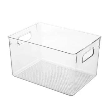 Refrigerator Organizer Bins Stackable Fridge Organizers Storage Box with Cutout Handles for Freezer Cabinets TB Sale
Refrigerator Organizer Bins Stackable Fridge Organizers Storage Box with Cutout Handles for Freezer Cabinets TB Sale
