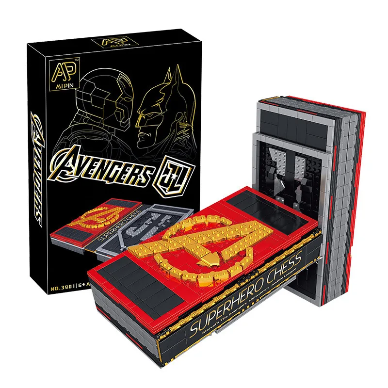 AP3901 New CHESS Book Iron Man Batman Collections Book Fit Avengers Marvel Building Blocks Bricks Chidren Gift Toys For Christam
AP3901 New CHESS Book Iron Man Batman Collections Book Fit Avengers Marvel Building Blocks Bricks Chidren Gift Toys For Christam