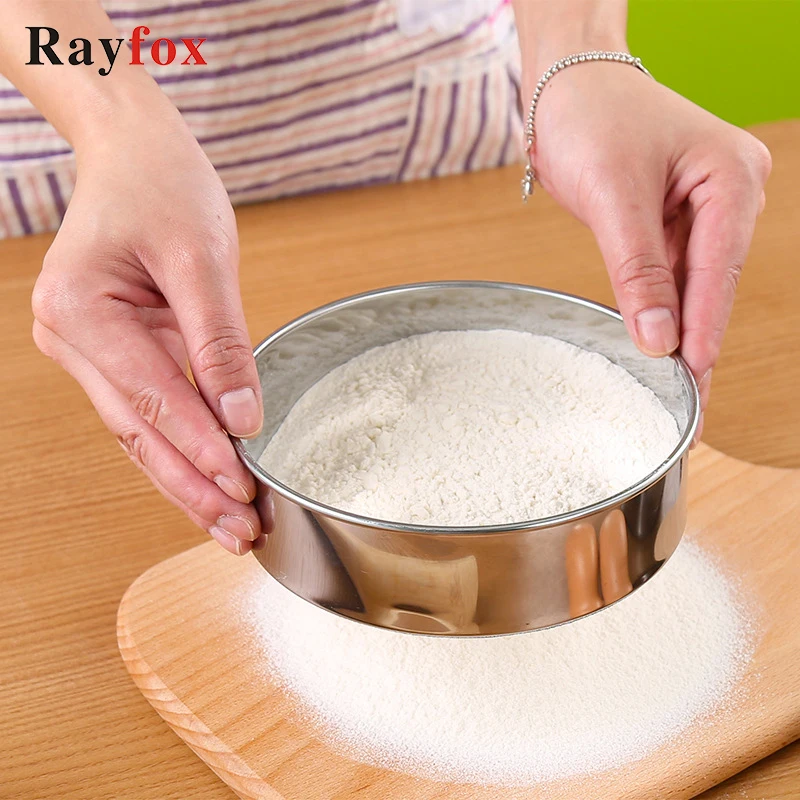 Kitchen Stainless Steel Flour Sieve Accessories Tools Cake Cookie Baking Home Kitchen Gadget Party Cake Decorating Mesh Colander
Kitchen Stainless Steel Flour Sieve Accessories Tools Cake Cookie Baking Home Kitchen Gadget Party Cake Decorating Mesh Colander
