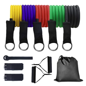 Exerciser Equipments Gym Training 11pcs/set 100 Pound TPE Pull Rope Exercise Resistance Bands Fitness Equipment
Exerciser Equipments Gym Training 11pcs/set 100 Pound TPE Pull Rope Exercise Resistance Bands Fitness Equipment