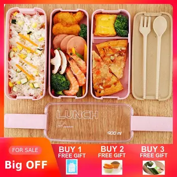 900ml 3 Layers Bento Box Eco-Friendly Lunch Box Food Container Wheat Straw Material Microwavable Dinnerware Lunchbox 2019 New
900ml 3 Layers Bento Box Eco-Friendly Lunch Box Food Container Wheat Straw Material Microwavable Dinnerware Lunchbox 2019 New