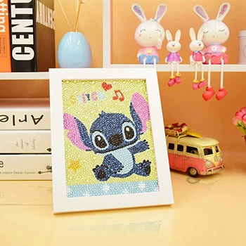 DIY Stich Diamond Painting for Kids Full Drill Painting by Number Kits Home Arts Crafts Mosaics Sticker Wall Decor Birthday Gift
DIY Stich Diamond Painting for Kids Full Drill Painting by Number Kits Home Arts Crafts Mosaics Sticker Wall Decor Birthday Gift