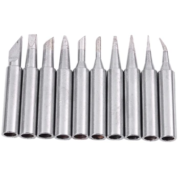 10 Tip Set Tips Soldering Tip Set for Soldering Iron 900-T-I/ BK/ 1.6D/ 2.4D/ 3.0D/ 2C/ 3C/ 4C NEW
10 Tip Set Tips Soldering Tip Set for Soldering Iron 900-T-I/ BK/ 1.6D/ 2.4D/ 3.0D/ 2C/ 3C/ 4C NEW