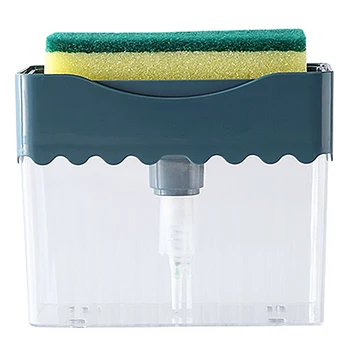 2-in-1 Pump Soap Dispenser And Sponge For Dish Soap And Sponge Clean Bathroom Fixture Dispensador For Kitchen Bathroom
2-in-1 Pump Soap Dispenser And Sponge For Dish Soap And Sponge Clean Bathroom Fixture Dispensador For Kitchen Bathroom