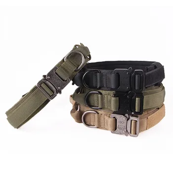 Dog Collar Adjustable Military Tactical Pets Dog Collars Leash Control Handle Training Pet Cat Dog Collar For Small Large Dogs
Dog Collar Adjustable Military Tactical Pets Dog Collars Leash Control Handle Training Pet Cat Dog Collar For Small Large Dogs